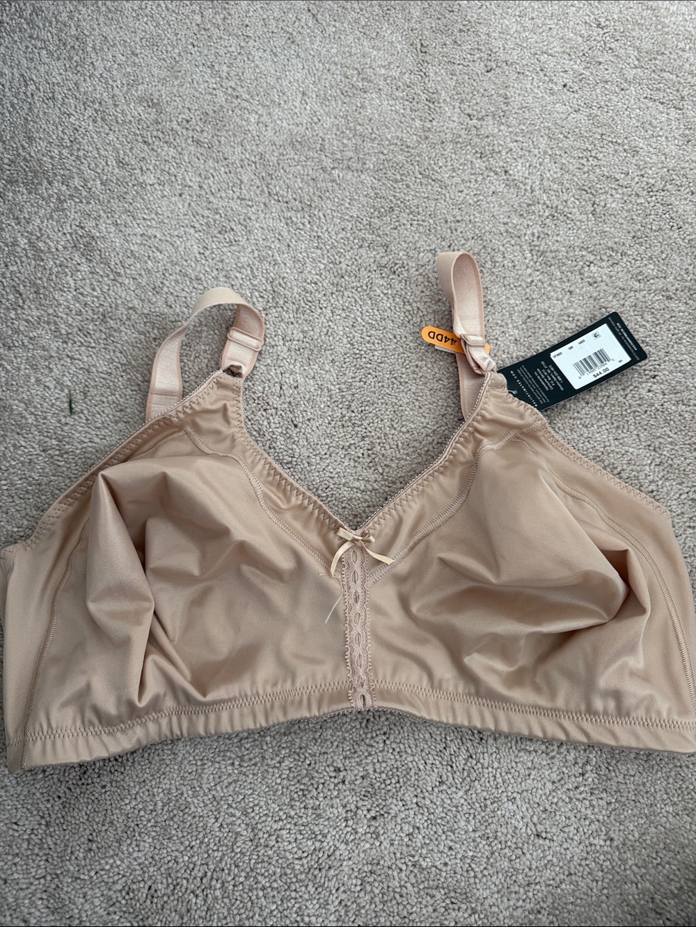 Bali NWT 44DD Nude Wireless Comfort Bra - Soft Support for Everyday Wear